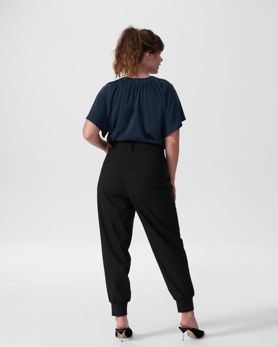 Minton Suiting Jogger - Black Zoom image 2