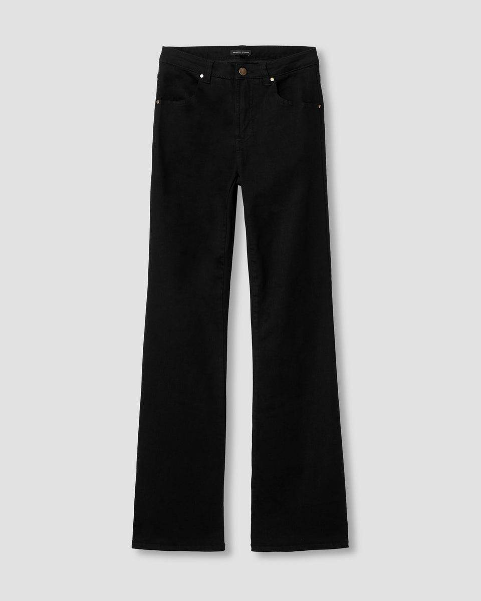 Sava High Rise Flare Jeans 34 inch - Black Zoom image 1