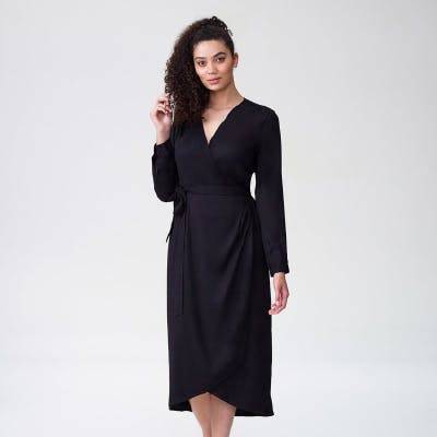 This is an image of wrap dress nav