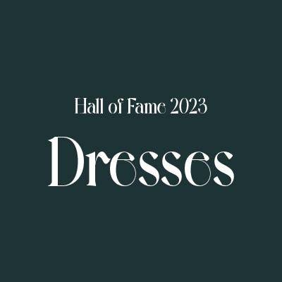 This is an image of hall of fame dresses