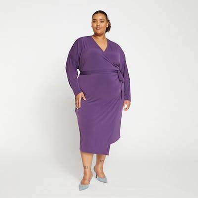 This is an image of wrap dresses