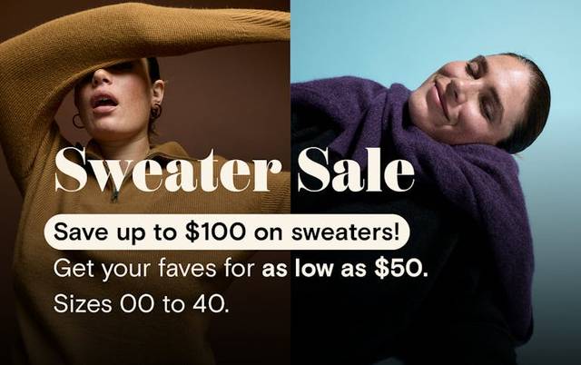 sweater sale