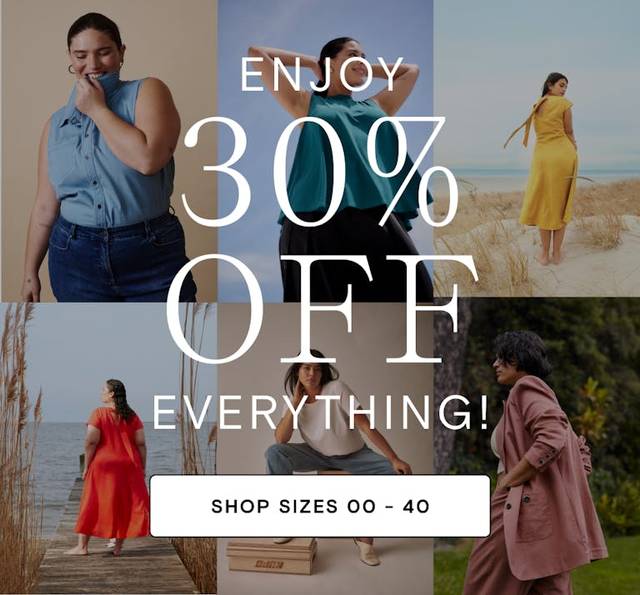 30 percent off sitewide