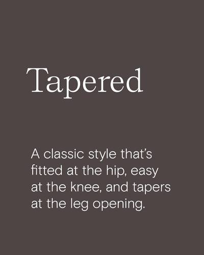 tapered
