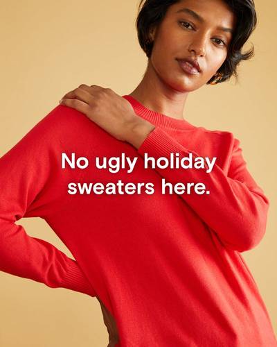 no ugly sweaters