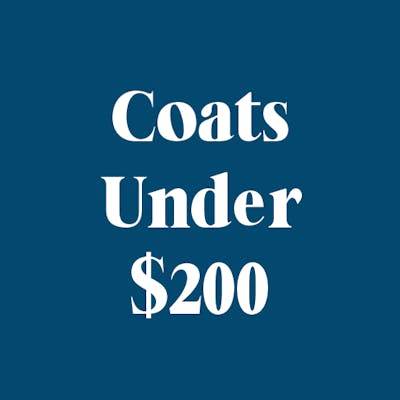 This is an image of coats under 200